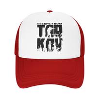 Escapes from Tarkovs Art Symbol Mesh Sun Hats Game Fans Unisex Women Custom Logo Trucker Hat Summer Casual Outdoor Sports SunProof One Size