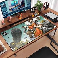 Zenless Zone Zero Mouse Pad Large Anti-Slip Rubber Gaming MousePad Durable Desk Pad Thick Seam Edge Suitable For Office And Gami 600x300x2mm