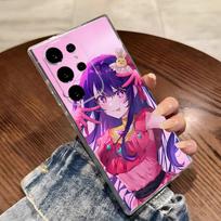 Oshi No Ko Hoshino Ai Computer Phone Case For Samsung S26 S25 S24 Ultra S23 Fe S22 S20 S21 Plus Plus 5G Fe Transparent Cover Galaxy S23