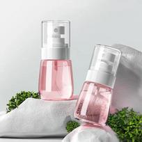 2 vnt. nešiojamasis skaidrus purškiamas buteliukas Kelioninis 30/60/100 ml kvepalų purkštuvo dozatoriaus buteliukas, dulksnos tonerio losjonas, tušti pakartotinai užpildomi buteliai 30ml