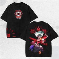 Cult of the Lamb Washed Tshirt Personality Clothes Suitable for All Seasons Plus Size Unisex Streetwear High Quality Hot Product S
