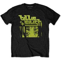Billie Eilish Unisex T-Shirt: Anime Logo (Medium) S