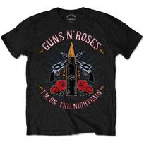 Rockoff Trade Men's Guns N' Roses Night Train T-Shirt, Black, Small 3XL