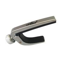 Alice Guitar Capo Roller Metal Quick Change Tune for Acoustic Electric Guitar Bass Violin Ukulele – Easy One-Hand Clamp sidabras
