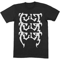 The Cult 'Repeating Logo' (Black) T-Shirt (x-Large) M