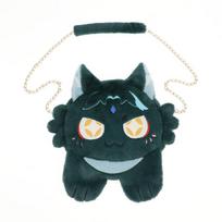 Genshin Impact Xiao Cosplay Ita Bag Green Cute Plush Crossbody Handbag Women Halloween Party Costume Accessories
