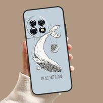 Cartoon Whale Case For OnePlus Nord 5 CE 3 4 Lite N20 N30 OnePlus 15 13 12 11 8 9 10 Pro 10T 13T 13R Cover OnePlus Nord 3