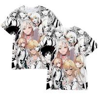 Anime Manga Mergaičių Marškinėliai Mano Pasipuošimas Mielasis 3D Spaudas Vyriški Moteriški Marškinėliai Gatvės Drabužiai Dideli Harajuku Vaikų Viršūnės Marškinėliai Drabužiai 5XL