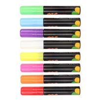 8mm Chalk Markers Erasable 8 Colors Dries Quickly Smoothly Writing Dry Wet Erase Liquid Chlak Pens
