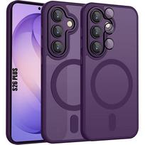Shockproof Case - BOOLING - for Samsung Galaxy S26 Plus - Magnetic Ring Camera Glass - Purple violetinė