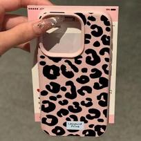 Black Leopard Print Case For Motorola MOTO G85 G84 G75 G05 G34 G15 G35 G54 Edge 50 Pro NEO 60 Fusion STYLUS PU Leather Cover Moto Edge 60 Fusion