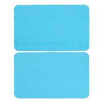 Pad Heat Insulation Mat Sections Design 1-2mm Thickness Silicone Soldering Accessory Station Desk Pad Dustproof China Mainland