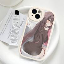 Hu Tao Genshin Impact PU Leather Phone Case For iPhone 16 15 14 13 12 11 Pro Max Plus Back Fundas iphone 13pro