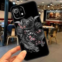 Samurai Oni Mask Case For Xiaomi 13 14 15 Ultra 11T 12T 13T 14T Pro POCO X7 Pro X3 X5 X6 F5 F6 M6 Pro Coque POCO F5 Pro