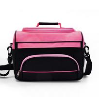 Shoulder Strap Barber Bags Durable Carrying Storage Bag Crossbody Messenger Bag  Hair Cutting rožinė