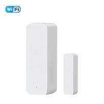 Tuya WiFi Door Sensor Window Sensor Smart Home Wireless Door Detector Door Open / Closed Alarm System for Alexa Google WiFi 1Pcs