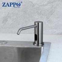 ZAPPO Touchless Automatic Soap Dispenser for Kitchen Bathroom Sink Built in Liquid Commercial Electric Soap Dispenser Black šviesiai pilka spalva