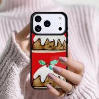 Christmas Pudding Phone Case For Apple iPhone 17 Air 16E 15 14 Plus 13 12 11 Pro Max Mini Funda Cover iPhone 13 Pro