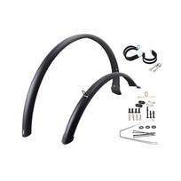 2x Mountain Bike Mud Guards against Splashing Water Dust Road Bike Fenders for Mountain Road Bike 700C Water Riding Rain With 2 Rings