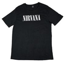 Nirvana 2021 100% Cotton T-shirt Mens Tees Top Mens Size XL Black 90s Rock Band Tee S įvairiaspalvis