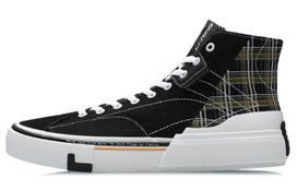 Li Ning Wave Skateboard Shoes Unisex High Top Black/Yellow AECR007-4 41