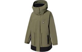 Li Ning Fitness Series Windbreaker Jackets Women's Green Hooded Moderate AEMR002-3 M