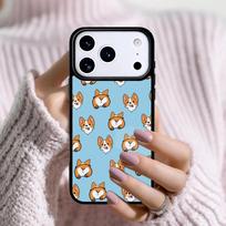 Cartoon Welsh Corgi Dog Phone Case For Apple iPhone 17 Air 16E 15 14 Plus 13 12 11 Pro Max Mini Funda Cover iPhone 14 Pro
