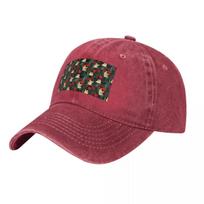 Corgi Dog In Garden Baseball Caps Snapback Denim Hats Outdoor Adjustable Casquette Streetwear Baseball Cowboy Hat for Unisex One Size