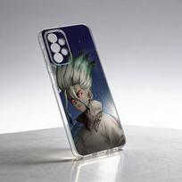 Dr.stone-e S-Senku Ishigami Phone Case For Samsung S25,S24,S21,S22,S23,S30,Ultra,S20,Plus,Fe Transparent Cover Samsung S20fe