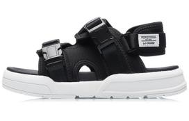Li Ning Coca Beach Sandals Women's Black/White AGLR026-1 36