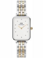 Moteriskas laikrodis Daniel Wellington Quadro Lumine 5 grandeliu dviejų spalvų 20 mm Dw00100625 + Dėžutė (Zw519F)