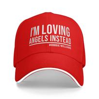 Im Loving Angels Instead RRobbie WWilliams Sun Baseball Cap Spring Unisex Adult  Design Trucker Hat Fitted Retro Kpop Rock One Size