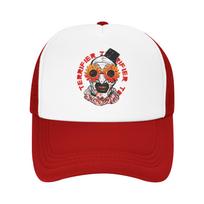 Schreckensbringer  Mesh Sun Hats Terrifier FeUnisex Unisex Print Trucker Hat Spring Casual Outdoor Sports Sun Visor Baseball Cap One Size