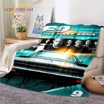 Latest Fast Furious X 10 Vin Diesel Movie Soft Flannel Blanket for Beds Bedroom Sofa Picnic,Throw Blanket for Outdoor Leisure 75x90cm