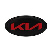1PC Car Front Radiator Original Grille Emblem Logo Sticker For KIA Sportage Ceed Sorento Cerato Optima Picanto Rio Soul K3S K5 18cm x 9cm