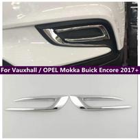 ABS chromuotas priekinių rūko žibintų žibintų apdailos rėmelio dangtelis Tinka Vauxhall / OPEL Mokka Buick Encore 2017 2018 Priedai
