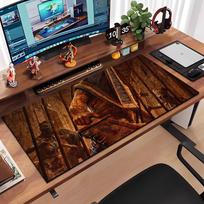 S_silent Hill 2 Mouse Pad Large Anti-Slip Rubber Gaming MousePad Durable Desk Pad Thick Seam Edge Suitable For Office And Gaming 600x300x2mm