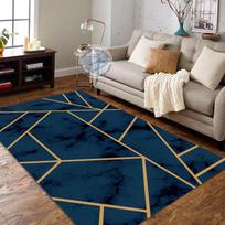 Marble Rug Living Room Rug Black Gray Gold Marble Rug Pattern Rug Design Art Modern Home Decor Rug Black Gray Marble Home Decor 40x60cm
