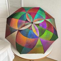 1pc mandala, kaleidoscope Themed Umbrella -Home Travel Portable Outdoor Accessories, Multi-functional Umbrella Gift081623
