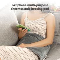 Heating Pad 12x24 Inches Electric Heating Pad for Back Shoulder Neck Knee Leg Constant Temperature Type C Operated Heated Pad