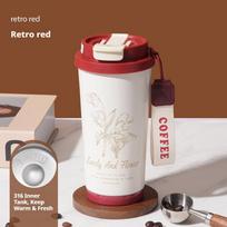 520ML Stainless Steel Thermal Cup Keeps Cold and Heat Mugs Portable Tumbler Coffee Cup Travel Thermal Water Bottle Vacuum Flask 520ML