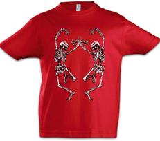 Dancing Skeletons Kids Boys kids boys T-Shirt Grim Reaper Fun Dancing Skeletons 150