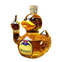 Vidurinio piršto antis butelis juokingas viskio butelis anties formos alkoholio butelis juokingas anties dekanteris barui, biurui, namams, išdaigų dovana A