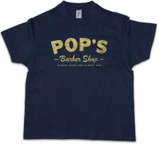 POP'S BARBER SHOP Kids Boys kids boys T-Shirt The Harlem Luke Cage Sign Logo Company 110