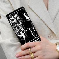 The Hermit Tarot Card Witchcraft Cell Phone Case for Samsung Galaxy S26 Ultra S25 S24 S23 S22 S21 S20 Note10 Cover Galaxy S20 5G