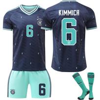 2026 FIFA Pasaulio taurė Vokietija Išvykos #6 KIMMICH Sportinis Treniruočių Džersio Rinkinys su Kojinėmis Paaugliams Vaikams Suaugusiems Futbolo Rinkiniai 16