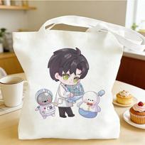 Love and Deepspace Snowman Canvas Tote Bag Anime Cosplay Shoulder Handbag Fan Gift