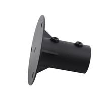 Chain Link Fence Pole Floor Flange Base Flange Heavy   Fence Post Concrete Mount for Holding Fence Mailbox Flag Round Posts