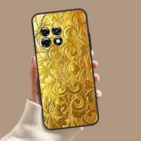 Gold Floral Pattern Case For OnePlus Nord CE 5 2 3 4 Lite N30 OnePlus 13 11 12 15 13T 13R 10T 12R 9 10 Pro Cover OnePlus 8T