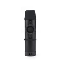 Profesionalus aliuminio kazoo su atsargine membrana, lengvas medinis pučiamasis instrumentas muzikai Extreme Night Black